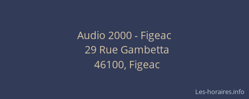 Audio 2000 - Figeac
