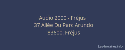 Audio 2000 - Fréjus