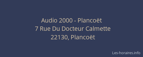 Audio 2000 - Plancoët