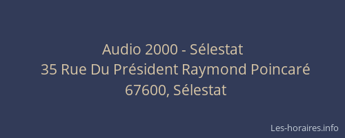 Audio 2000 - Sélestat