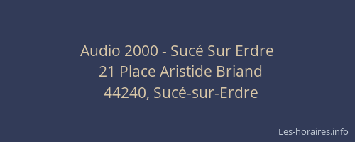 Audio 2000 - Sucé Sur Erdre