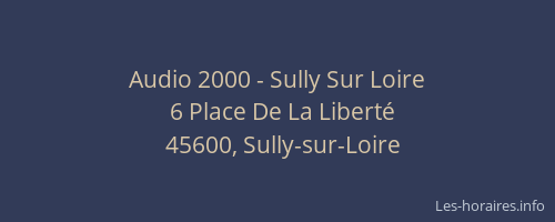 Audio 2000 - Sully Sur Loire