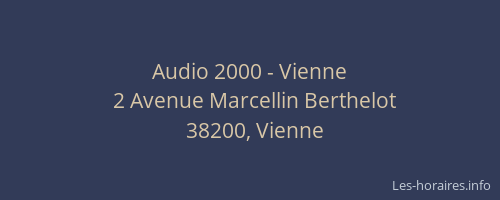 Audio 2000 - Vienne