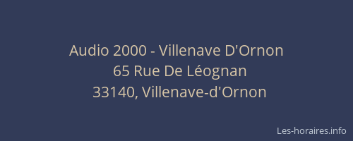 Audio 2000 - Villenave D'Ornon