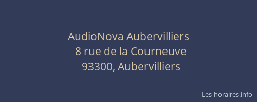 AudioNova Aubervilliers