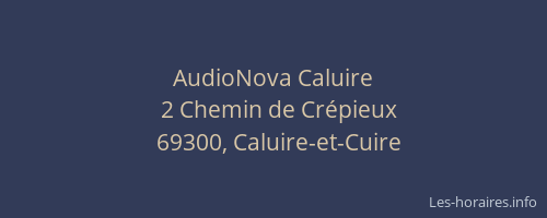 AudioNova Caluire