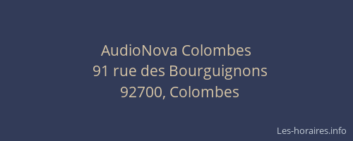 AudioNova Colombes