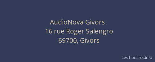 AudioNova Givors