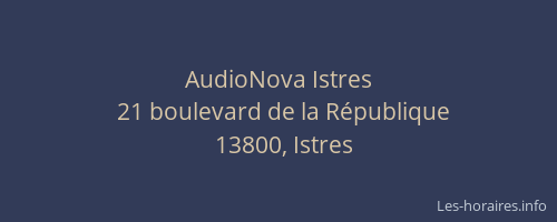 AudioNova Istres