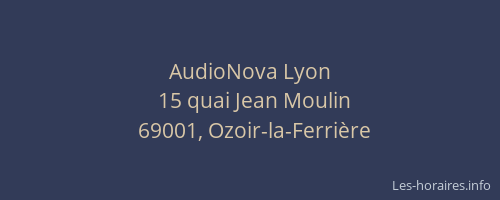 AudioNova Lyon