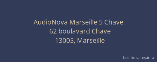 AudioNova Marseille 5 Chave