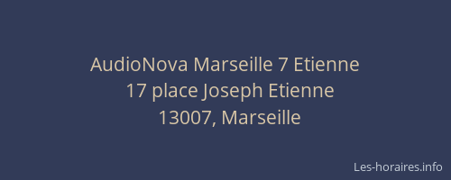 AudioNova Marseille 7 Etienne