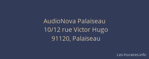 AudioNova Palaiseau