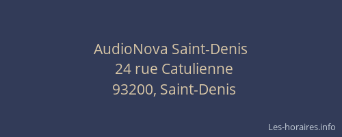 AudioNova Saint-Denis