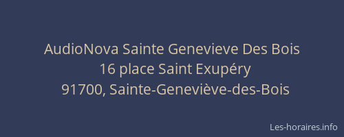AudioNova Sainte Genevieve Des Bois