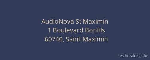 AudioNova St Maximin
