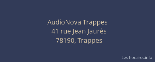 AudioNova Trappes