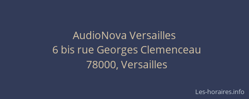 AudioNova Versailles