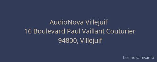 AudioNova Villejuif