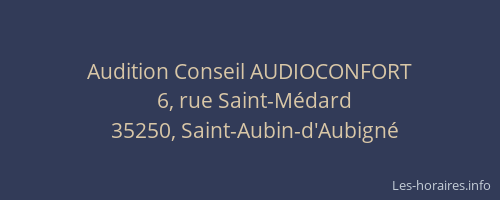 Audition Conseil AUDIOCONFORT