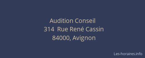 Audition Conseil