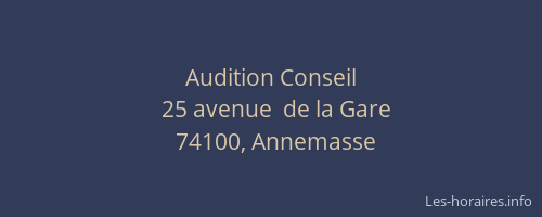 Audition Conseil