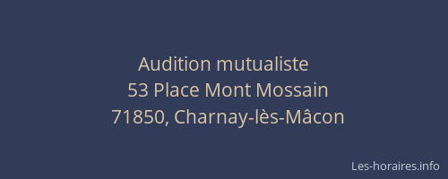 Audition mutualiste