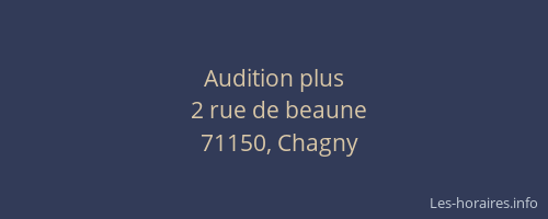 Audition plus