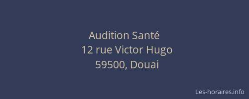Audition Santé