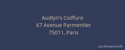 Audlyn's Coiffure
