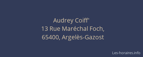 Audrey Coiff'