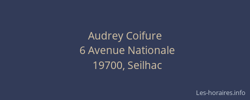Audrey Coifure