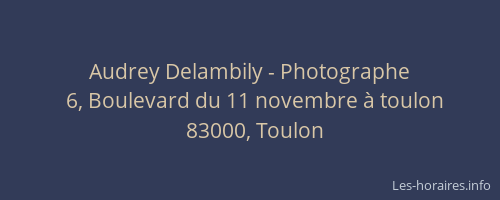 Audrey Delambily - Photographe
