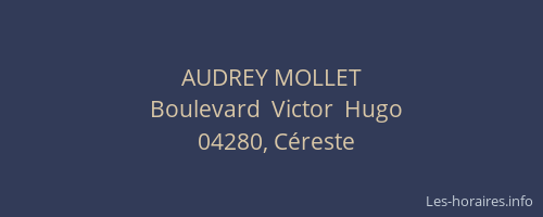 AUDREY MOLLET