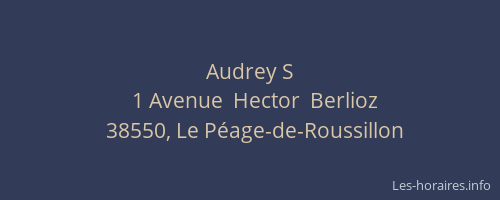 Audrey S