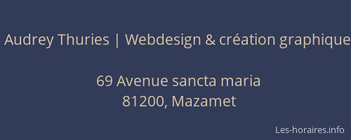 Audrey Thuries | Webdesign & cr&eacute;ation graphique