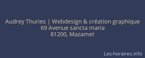Audrey Thuries | Webdesign & création graphique