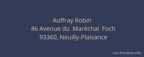 Auffray Robin