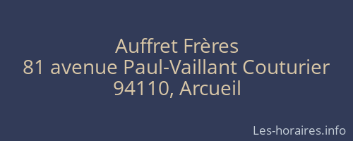 Auffret Frères
