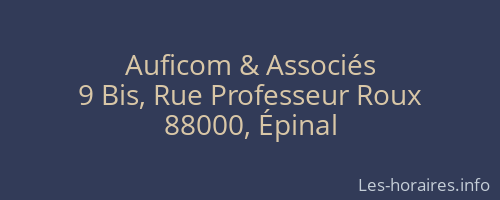 Auficom & Associés