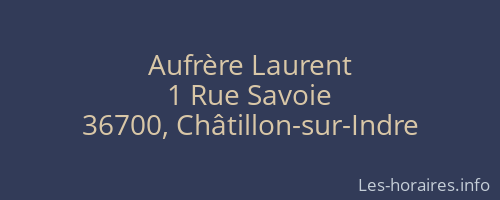 Aufrère Laurent
