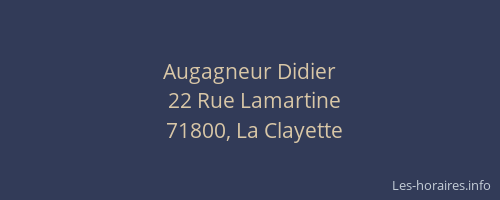 Augagneur Didier