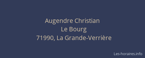 Augendre Christian