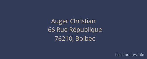 Auger Christian
