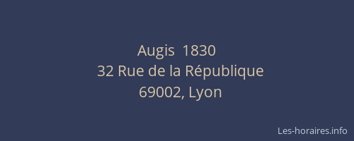 Augis  1830