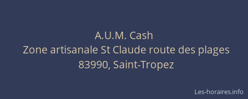 A.U.M. Cash