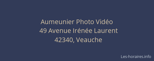 Aumeunier Photo Vidéo