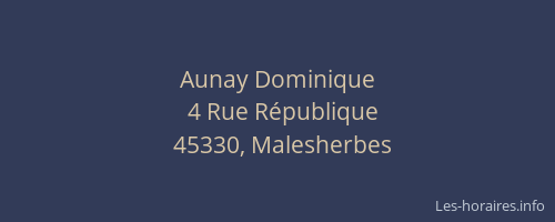 Aunay Dominique