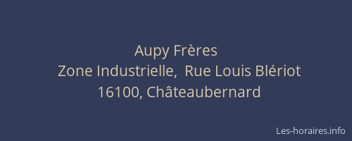 Aupy Fr&egrave;res