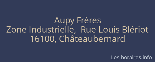 Aupy Frères